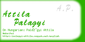 attila palagyi business card